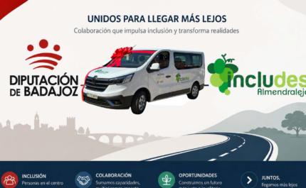 Nuevo vehículo adaptado para mejorar los apoyos a las personas con discapacidad