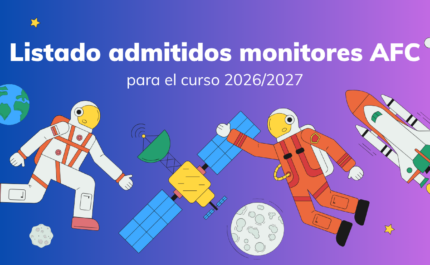 Listado admitidos monitores AFC para el curso 2026/2027