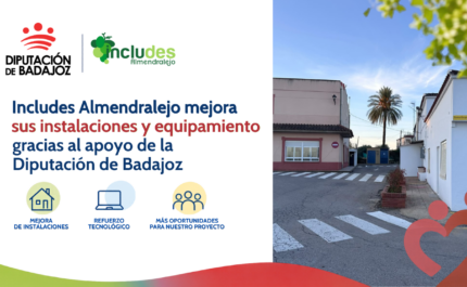 Includes Almendralejo mejora sus instalaciones y equipamiento gracias al apoyo de la Diputación de Badajoz